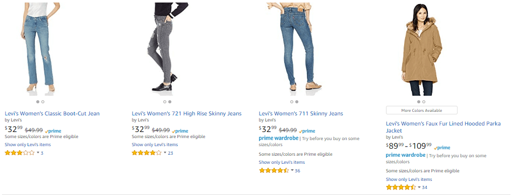 Amazon : Deal Of The Day Save huge on Levi's Women's Clothing & More ...