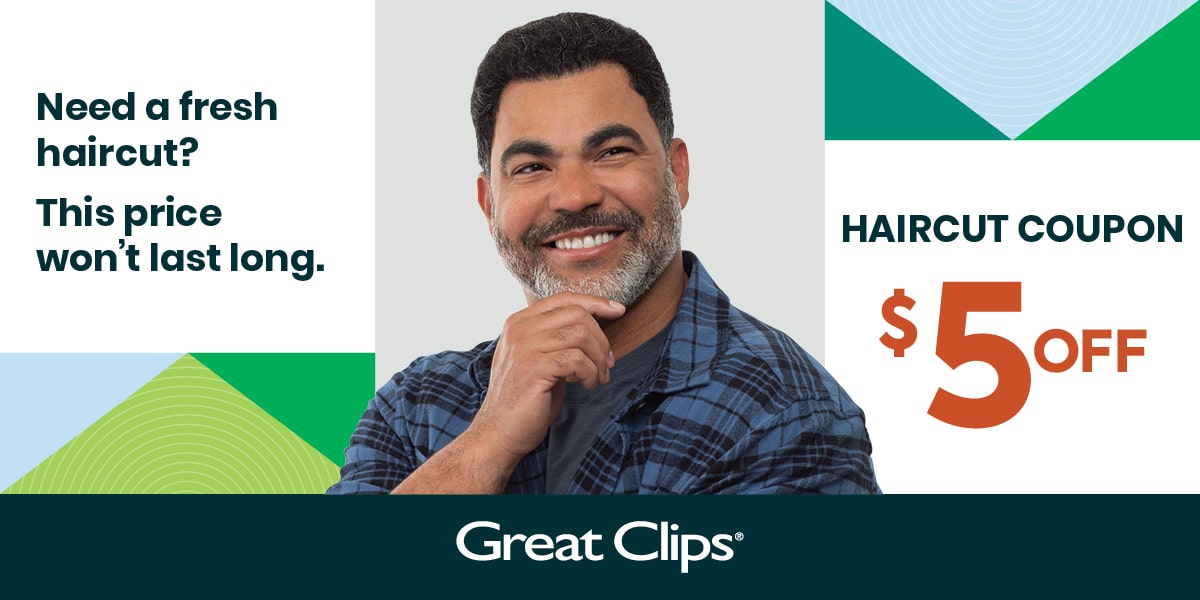 5 Off Great Clips Coupon 2024 Orsa Trenna