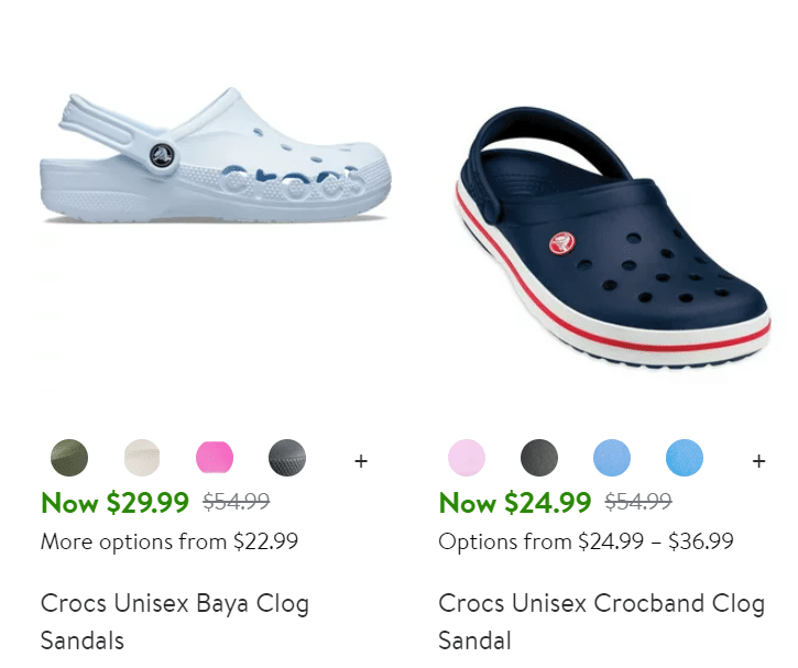 Save Up to 50% on Crocs at Walmart - Deals Finders