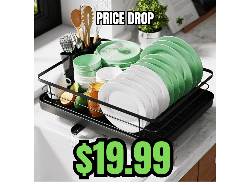 ] #ad Kitsure Over-The-Sink Dish Drying Rack 2-Tier with