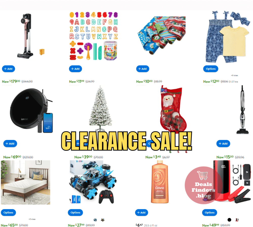 Clearance Deals Today at Walmart - Deals Finders